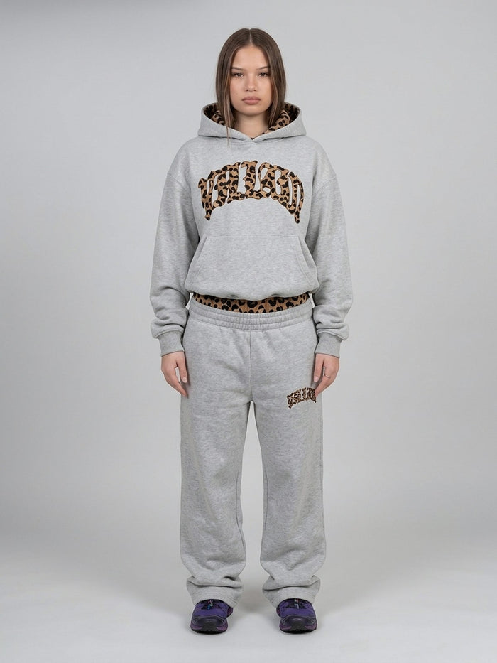 Ensemble NUVORI Gris chiné — Hoodie + Jogging