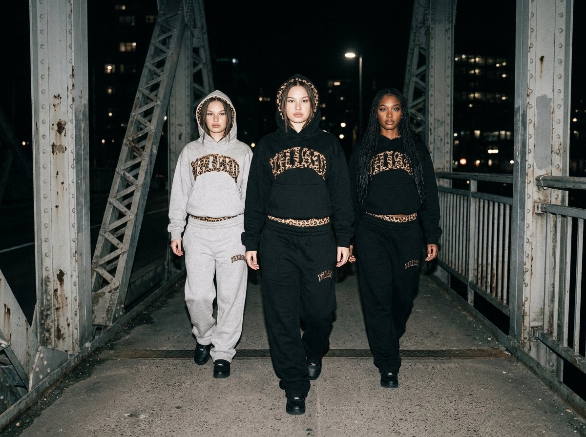 La crew NUVORI sur un pont la nuit