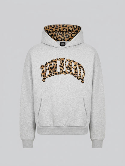 Ensemble NUVORI gris chiné — hoodie seul, packshot face
