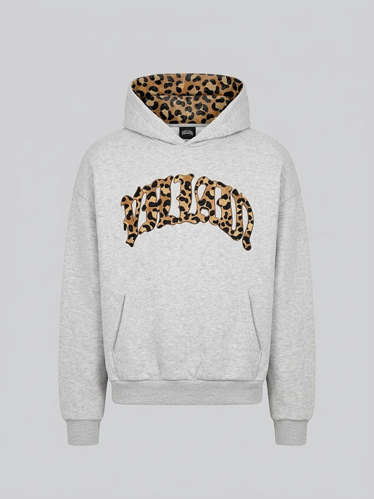 NUVORI set heather grey — hoodie only, front packshot